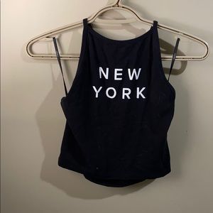 New York crop top